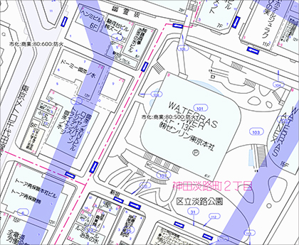 ゼンリン住宅地図出力サービス ブルーマップデータについて | ZENRIN 